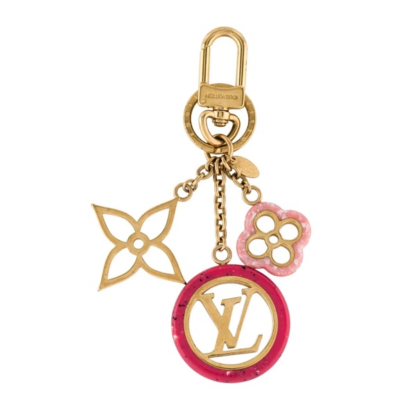 Louis Vuitton Pink and Gold Charm Keychain or bag charm - Picture 1 of 11